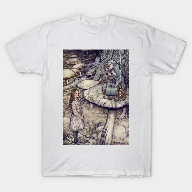 Alice In Wonderland - Arthur Rackham - 3 T-Shirt by Illustration Station